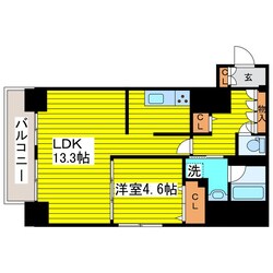 東区役所前駅 徒歩16分 2階の物件間取画像